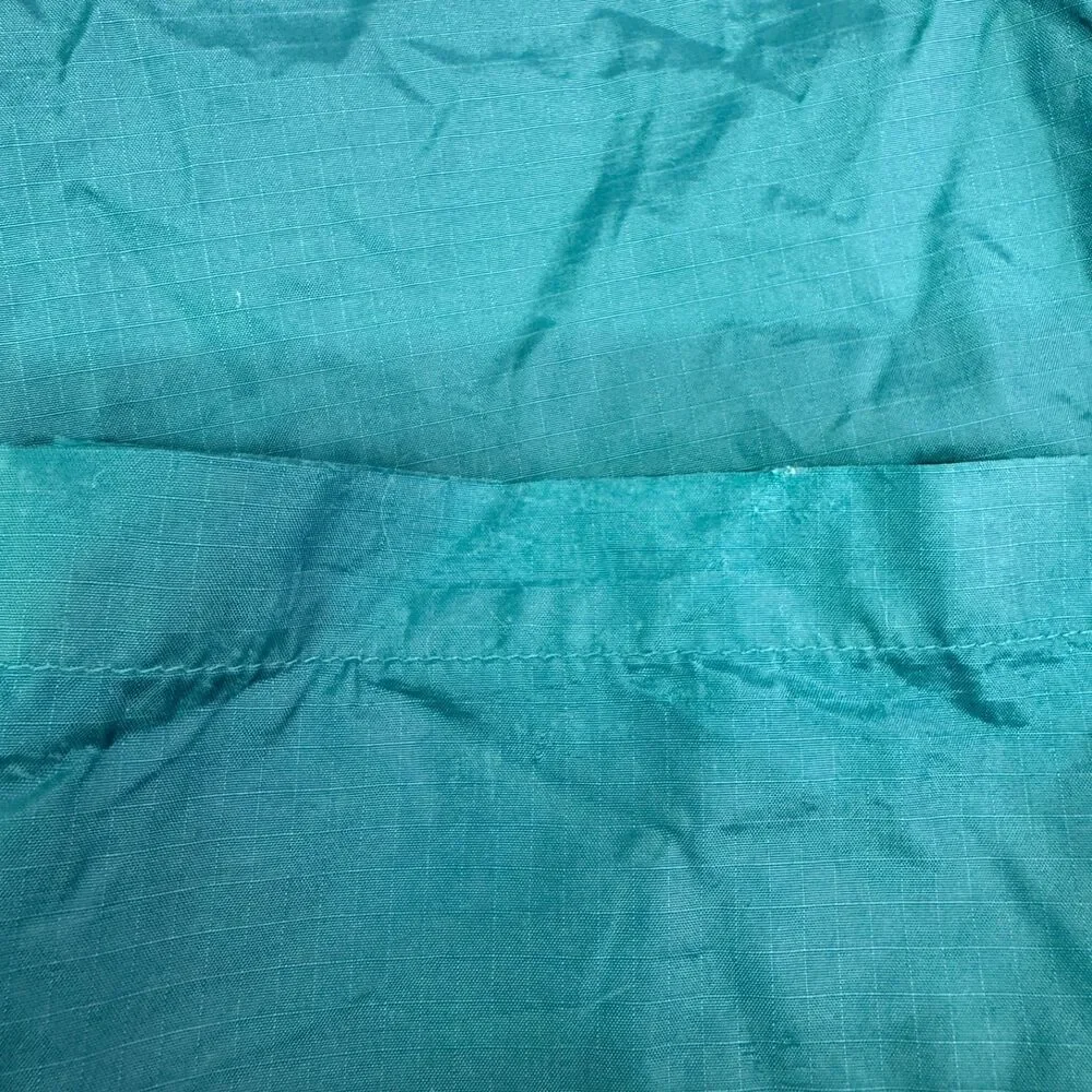 Vintage Helly Hansen Rain Pants XL Green Packable Waterproof Shell Ankle Zip